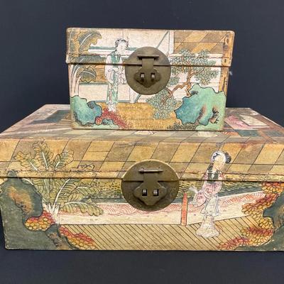 Chinese Hand Painted Boxes