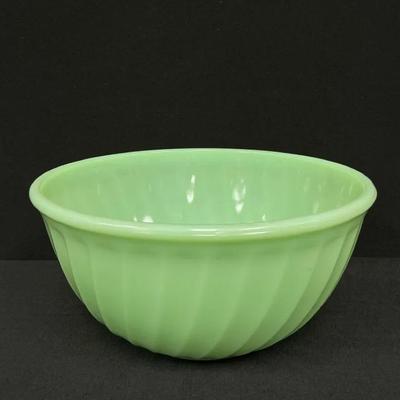 Fire King Jadeite Swirl Bowl 