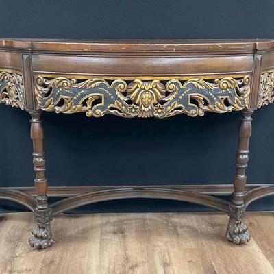 Ornate Console Table 