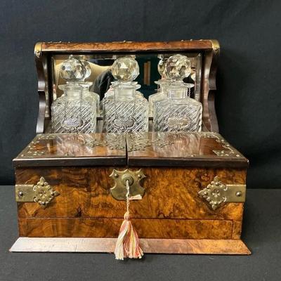 Burl Walnut Dry Bar Compendium 