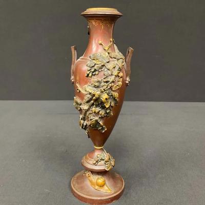 French Patinated Bronze Vase