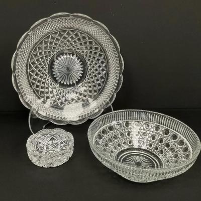 Three Crystal Bowls