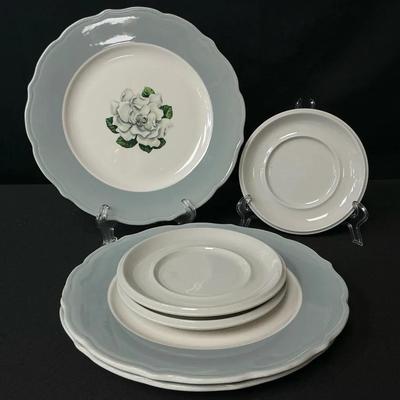 Syracuse China Dinner Plates & Arabia Tea Plates 
