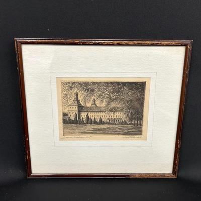 Bonn University Etching