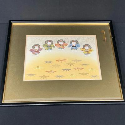 Framed Original Japanese Art