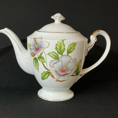 Vintage Roselyn Dogwood China Tea Pot