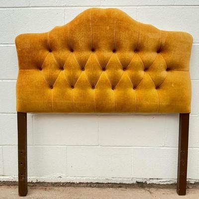 Mustard Twin Tufted Headboard