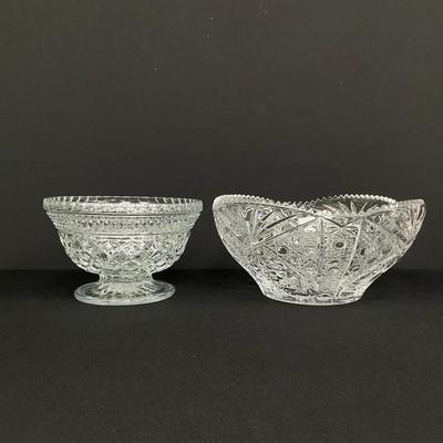 Two Vintage Candy Dishes 
