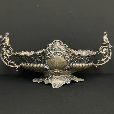 Silver-Toned Jardiniere