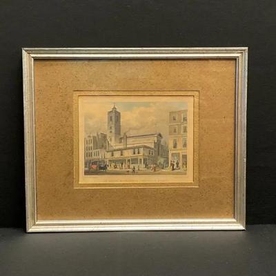 Print Of St. Dionis Backchurch by Tho. H. Shepherd