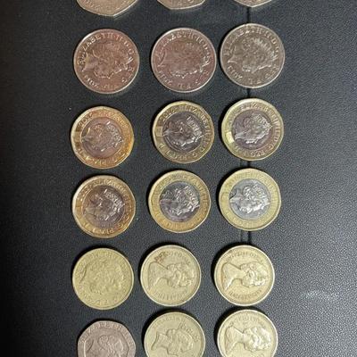 Lot of Foreign Coins - Euro United Kingdom