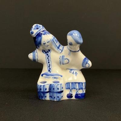 Gzhel Russian Porcelain Figurine