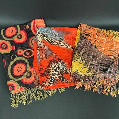 Red And Yellow Scarves 