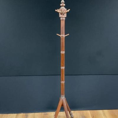 Antique Mahogany Coat Rack
