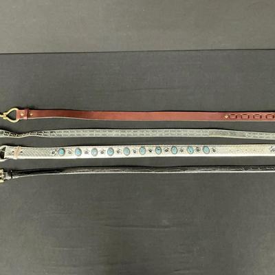 Four Unique Belts 