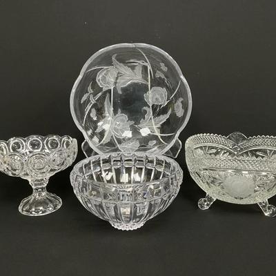 Cut Crystal Bowl Variety