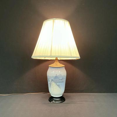 Nautical Ceramic Vase Lamp