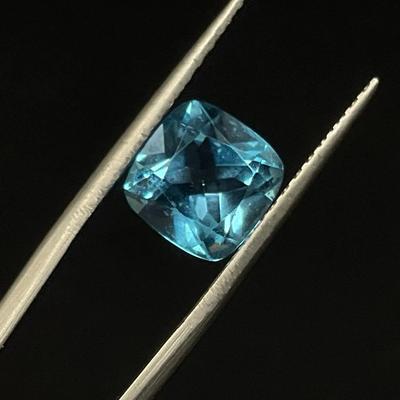 Blue Topaz Cushion Stone