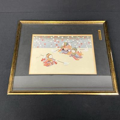 Festival Original Signed Japanese Woodblock Print
