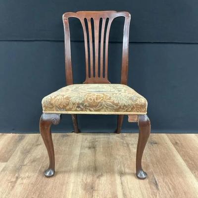 Vintage George II Mahogany Chippendale Chair 