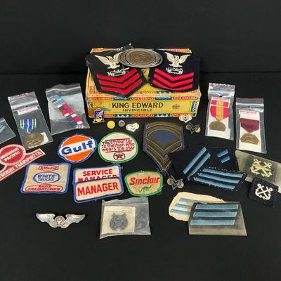 Vintage Patches, Ribbons And Pins