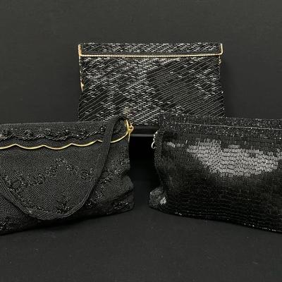 Black Beaded Evening Bags