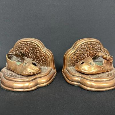 Bronze Baby Shoe Bookends