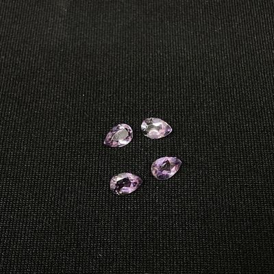 Pear Amethyst Stones