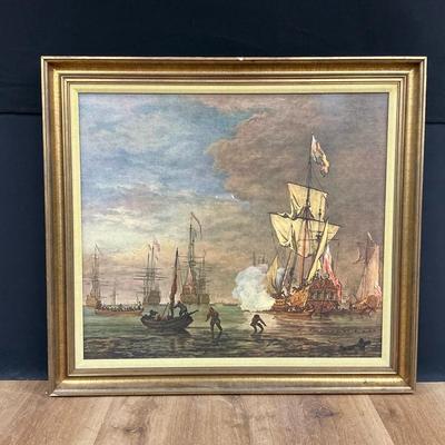 “The Salute” Framed Print