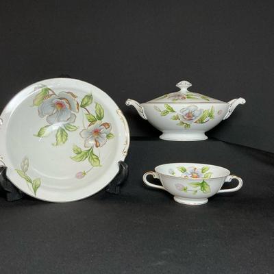 Roselyn Dogwood Round Serving Dishes And More