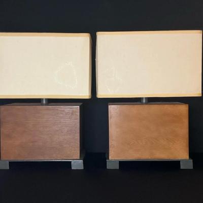 Two MCM-Style Table Lamps