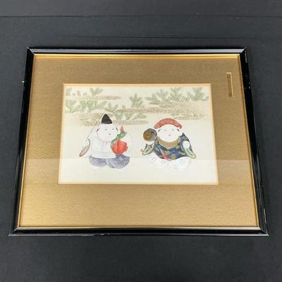 Fisher Signed Original Japanese Woodblock Print