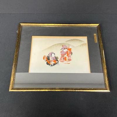 Horse Carriers Original Signed Japanese Woodblock Print