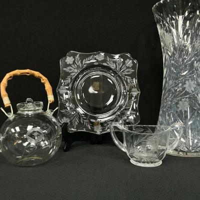 Collection Of Cut Glass Items 