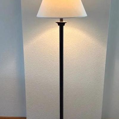 Stick Floor Lamp In Black Finish