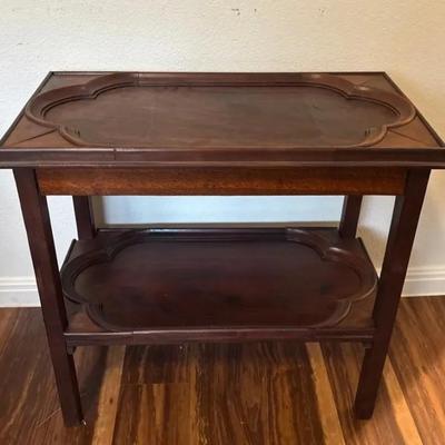 Solid Wood End Table 
