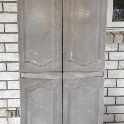 Keter 6ft outdoor storage unit, heavy duty plastic 