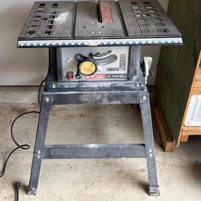 RYOBI 10” Table Saw 