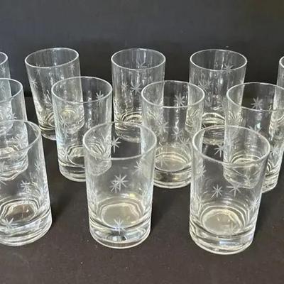 Atomic Starburst Juice Glasses