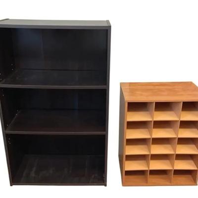 Bookcase and Multi Cubby Storage