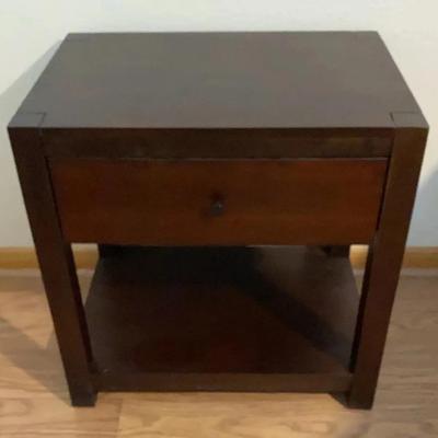 Night Stand: Parson One Drawer Night Stand Lot 2