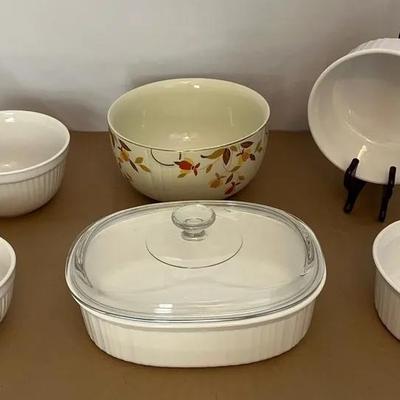 Corning Ware and Other Serving Pieces