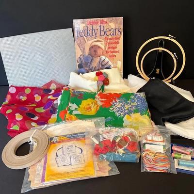 Various Fashion Fabrics and Craft Supplies