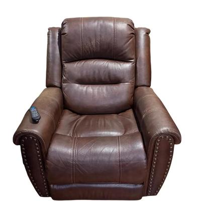 Brown Leather Mobility Recliner-Tested & All Completely Functional