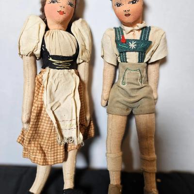 Vintage German Stockinette Dolls