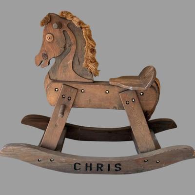 Hand Crafted Wooden Horse 
