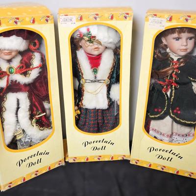 Hand-Painted Porcelain Dolls