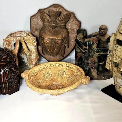 Carved Figures & Decor