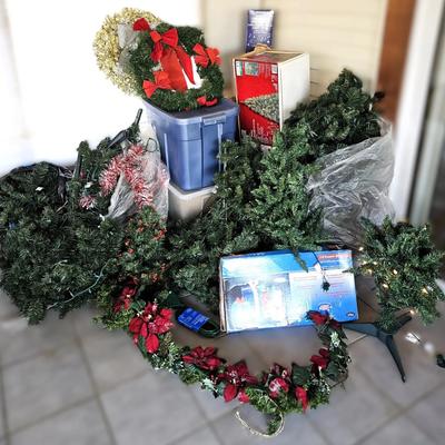 Christmas Trees, Wreaths, Garland
