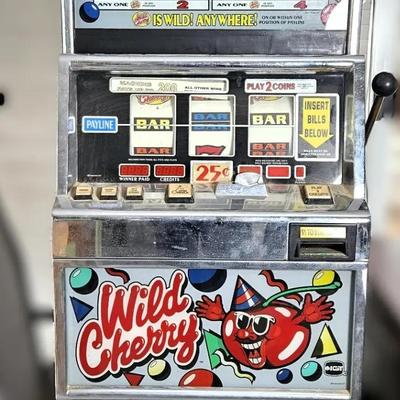 Vintage IGT "Wild Cherry" Slot Machine